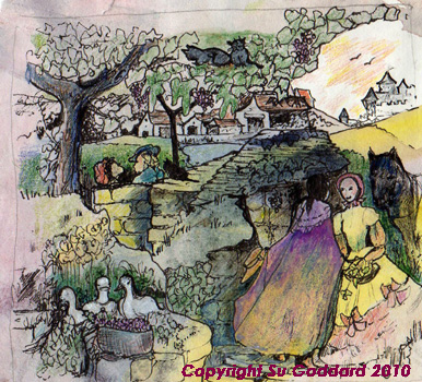 Copyright Su Goddard: Scenes from Perigord - Harvest Meetings Copyright Su Goddard: Scenes from Perigord - Harvest Meetings