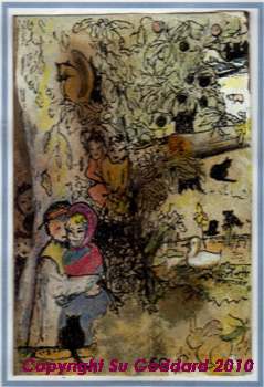 Copyright Su Goddard: Scenes from Perigord - Cenac Soir Copyright Su Goddard: Scenes from Perigord - Cenac Soir